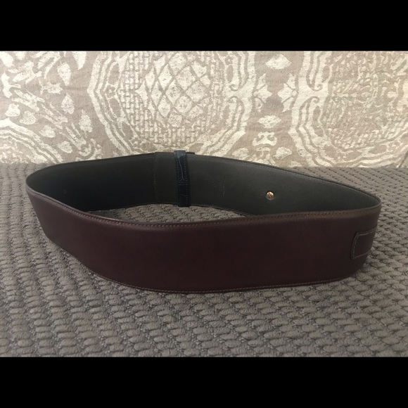 Oscar De La Renta Leather Belt, Small main image 8